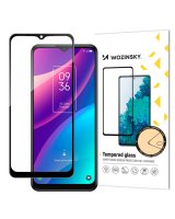  Wozinsky Wozinsky super durable Full Glue tempered glass full screen with frame Case Friendly TCL 30 SE black 