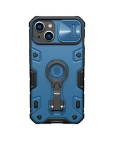  Nillkin Nillkin CamShield Armor Pro Case iPhone 14 Plus armored cover with camera cover ring stand blue 