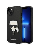  Karl Lagerfeld Karl Lagerfeld KLHCP14MSAPKHK iPhone 14 Plus 6,7'' czarny/black hardcase Saffiano Karl`s Head Patch 