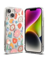  Ringke Ringke Fusion Design Armored Sleeve Cover with Gel Frame for iPhone 14 Plus transparent (Floral) (FD637E31) 