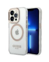  Guess Guess GUHMP14LHTRMD iPhone 14 Pro 6.1 ''gold / gold hard case Metal Outline Magsafe 