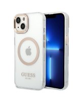  Guess Guess GUHMP14MHTRMD iPhone 14 Plus 6.7 ''gold / gold hard case Metal Outline Magsafe 