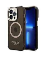  Guess Guess GUHMP14XHTCMK iPhone 14 Pro Max 6.7'' black/black hard case Gold Outline Translucent MagSafe 