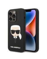  Karl Lagerfeld Karl Lagerfeld KLHMP14LSLKHBK iPhone 14 Pro 6.1 ''hardcase black / black Silicone Karl`s Head Magsafe 