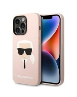  Karl Lagerfeld Karl Lagerfeld KLHMP14LSLKHLP iPhone 14 Pro 6.1 ''hardcase light pink / light pink Silicone Karl`s Head Magsafe 