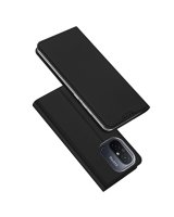  Dux Ducis Dux Ducis Skin Pro Case For Xiaomi Redmi 11A / Poco C55 / Redmi 12C Flip Cover Card Wallet Stand Black 