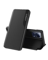  Hurtel Eco Leather View Case case for Xiaomi 13 Lite with a flip stand black 