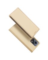  Dux Ducis Dux Ducis Skin Pro Case For Xiaomi Redmi Note 12 5G / Poco X5 5G Flip Cover Card Wallet Stand Gold 