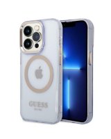  Guess Guess GUHMP14LHTCMU iPhone 14 Pro 6.1'' purple/purple hard case Gold Outline Translucent MagSafe 