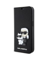  Karl Lagerfeld Karl Lagerfeld KLBKP14XSANKCPK iPhone 14 Pro Max 6.7'' bookcase black/black Saffiano Karl & Choupette 