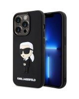  Karl Lagerfeld Karl Lagerfeld KLHCP14L3DRKINK iPhone 14 Pro 6.1'' black/black hardcase Rubber Ikonik 3D 