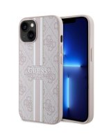  Guess Guess GUHMP14SP4RPSP iPhone 14 6.1'' pink/pink hardcase 4G Printed Stripes MagSafe 