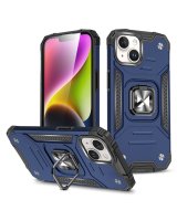  Wozinsky Wozinsky Ring Armor iPhone 15 Plus iPhone 15 Plus Ring Armor Case - Blue 