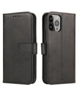  Hurtel Wallet Case with Stand for iPhone 15 Magnet Case - Black 