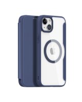  Dux Ducis - Dux Ducis Skin X Pro Magnetic Flip MagSafe Case iPhone 15 Plus - Blue 