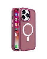  Hurtel Magnetic case with MagSafe Color Matte Case for iPhone 14 Plus - burgundy 