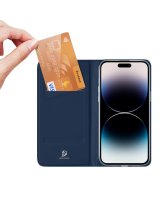  Dux Ducis Dux Ducis Skin Pro Wallet Case for iPhone 15 Pro Max - Blue 