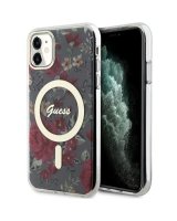  Guess Guess GUHMN61HCFWSA iPhone 11 / Xr 6.1'' green/khaki hardcase Flower MagSafe 