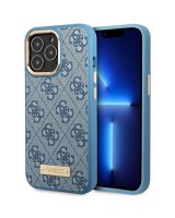  Guess Guess GUHMP14LU4GPRB iPhone 14 Pro 6.1'' blue/blue hard case 4G Logo Plate MagSafe 