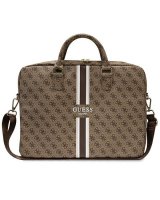  Guess Guess 4G Printed Stripes bag for a 16'' laptop - brown 