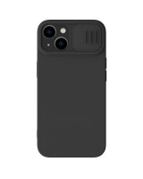  Nillkin Nillkin CamShield Silky Silicone Case for iPhone 15 Plus with Camera Protector - Black 