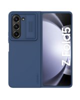  Nillkin Nillkin CamShield Silky Silicone Case for Samsung Galaxy Z Fold 5 with Camera Protector - Dark Blue 