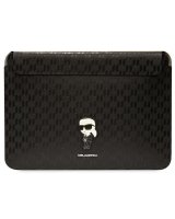  Karl Lagerfeld Karl Lagerfeld Saffiano Monogram Ikonik case for a 16'' laptop - black 