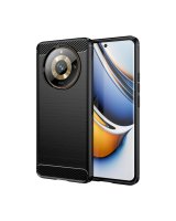  Hurtel Flexible carbon pattern case for Realme 11 Pro / 11 Pro+ Carbon Case - black 