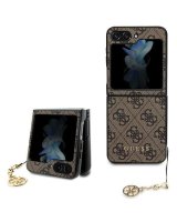  Guess Guess 4G Charms Collection case for Samsung Galaxy Z Flip 5 - brown 