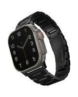  UNIQ Uniq Osta Strap Case for Apple Watch 42/44/45/ 49mm Series 1/2/3/4/5/6/7/8/SE/SE2/Ultra Stainless Steel - Black 