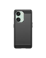  Hurtel Carbon Case silicone case for OnePlus Ace 2V/OnePlus Nord 3 - black 