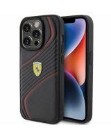  Ferrari Ferrari Twist Metal Logo case for iPhone 15 Pro - black 