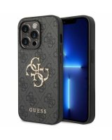  Guess Guess 4G Big Metal Logo case for iPhone 15 Pro Max - gray 