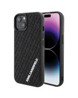  Karl Lagerfeld Karl Lagerfeld 3D Rubber Multi Logo case for iPhone 15 - black 