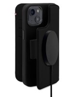  Decoded Decoded Detachable Wallet Case Leather with MagSafe with Flip for iPhone 14 Plus - Black 