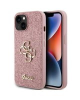  Guess Guess GUHCP15MHG4SGP iPhone 15 Plus 6.7'' pink/pink hardcase Glitter Script Big 4G 