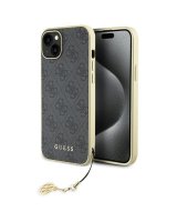  Guess Guess 4G Charms Collection case for iPhone 15 Plus - gray 