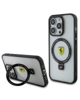  Ferrari Ferrari FEHMP15LUSCAH iPhone 15 Pro 6.1'' transparent hardcase Ring Stand 2023 Collection MagSafe 