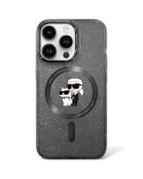  Karl Lagerfeld Karl Lagerfeld KLHMN61HGKCNOK iPhone 11 / Xr 6.1'' black/black hardcase Karl&Choupette Glitter MagSafe 