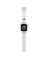  Karl Lagerfeld Karl Lagerfeld 3D Rubber Karl Head strap for Apple Watch 38/40/41mm - white 