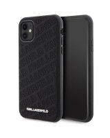  Karl Lagerfeld Karl Lagerfeld Quilted K Pattern case for iPhone 11 / Xr - black 