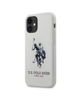  U.S. Polo PU US Polo USHCP12SSLHRWH iPhone 12 mini 5,4'' biały/white Silicone Collection 