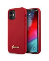  Guess Guess GUHCP12SLSLMGRE iPhone 12 mini 5.4'' red/red hardcase Metal Logo Script 