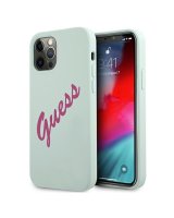  Guess Guess GUHCP12MLSVSBF iPhone 12/12 Pro 6.1'' blue fuchsia/blue fuschia hardcase Silicone Vintage 