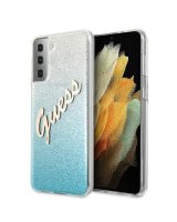  Guess Guess GUHCS21MPCUGLSBL S21+ G996 blue/blue hardcase Glitter Gradient Script 