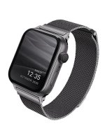  UNIQ UNIQ pasek Dante Apple Watch Series 4/5/6/7/8/SE/SE2 38/40/41mm Stainless Steel grafitowy/graphite 