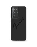  Guess Guess GUHCS21LLSVSBK S21 Ultra G998 black/black hardcase Script Vintage 