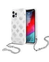  Guess Guess GUHCP12LKSPESI iPhone 12 Pro Max 6.7'' silver/silver hardcase Peony Chain Collection 