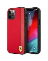  Ferrari Ferrari FESAXHCP12MRE iPhone 12/12 Pro 6.1'' red/red hardcase On Track Carbon Stripe 