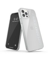  SuperDry SuperDry Snap iPhone 12/12 Pro Clear Cas e srebrny/silver 42591 